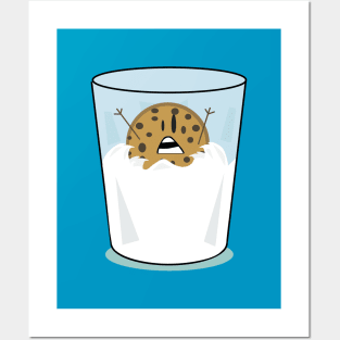 The problems of being a cookie in a glass of milk Posters and Art